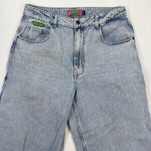 Empyre Women Light Wash Wide Leg Jeans Size 13 Streetwear